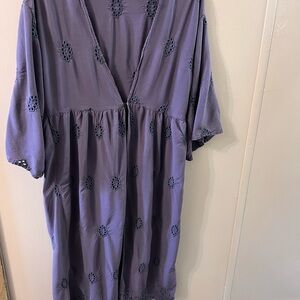 Elegant Purple Tunic Top